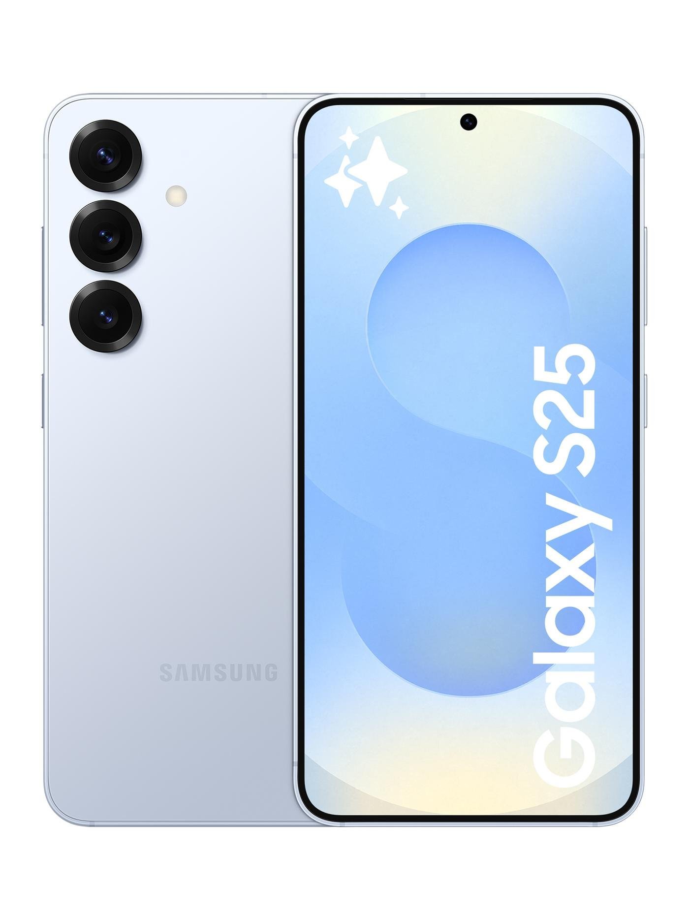 Galaxy S25 5G Smartphone, SIM Free, Icyblue, 128GB