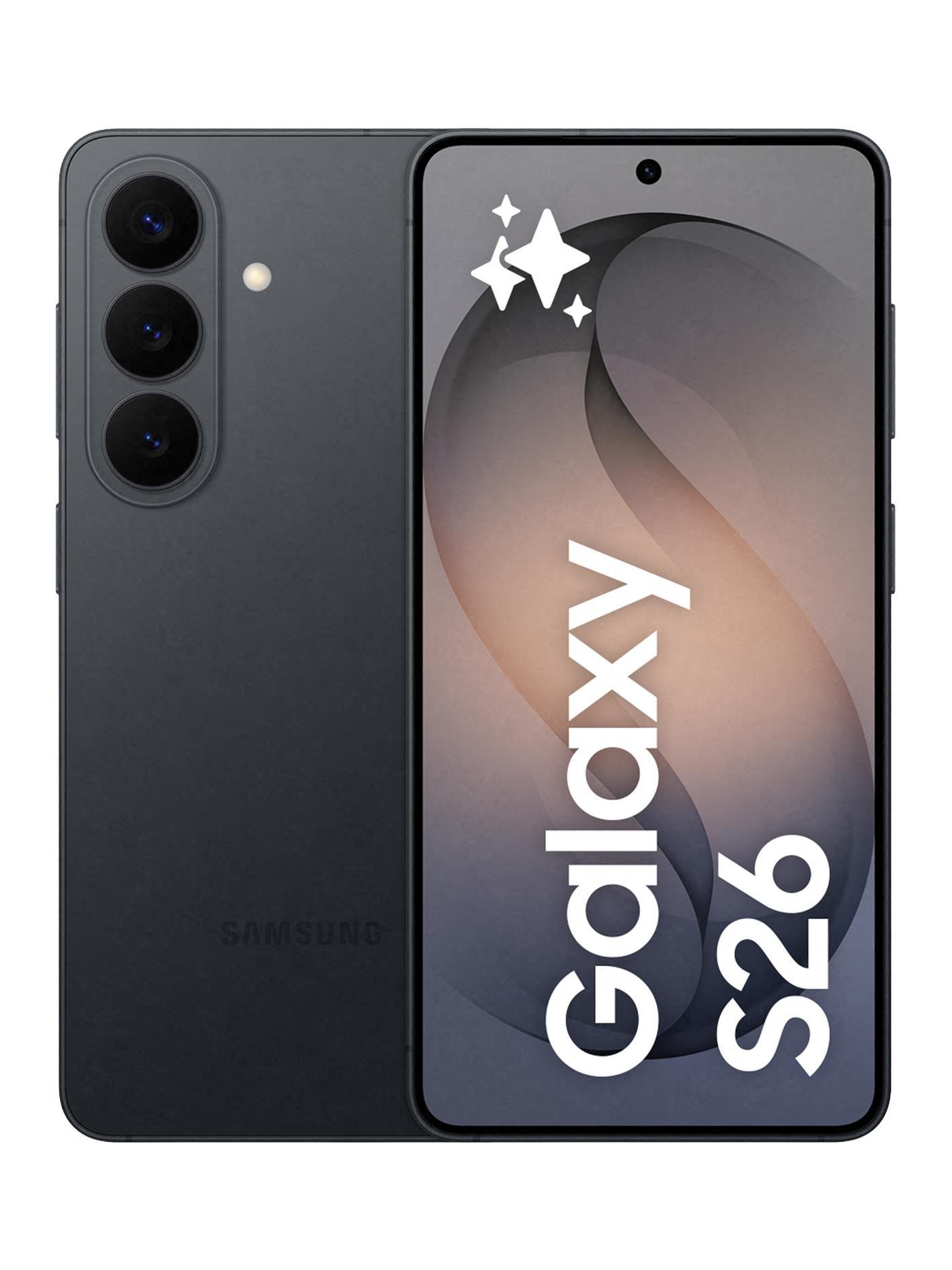 Galaxy S26 5G Smartphone, SIM Free, Black, 256GB