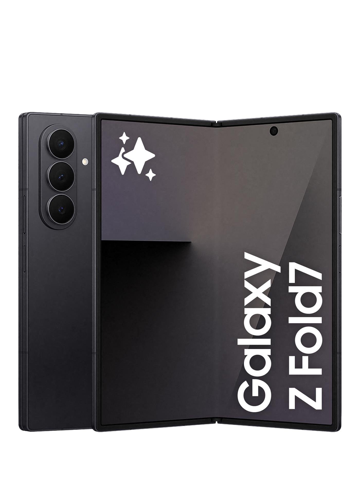 Galaxy Z Fold7 5G Foldable Smartphone, SIM Free, Jetblack, 256GB